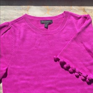 Banana Republic Pom Pom Sweater Tee